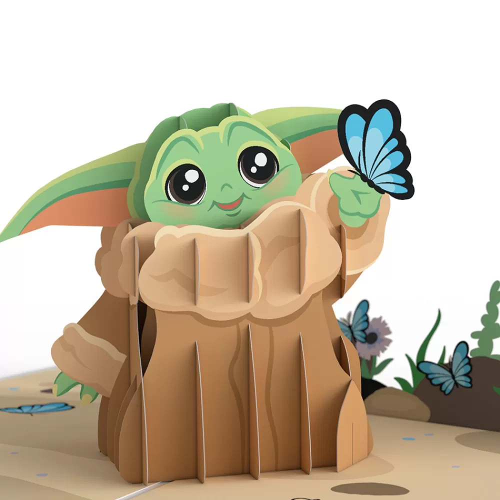 Lovepop Greeting Cards | Mother'S Day 5/11 | Star Wars™ The Mandalorian™ Grogu™ Mother's Day Butterfly Pop-Up Card
