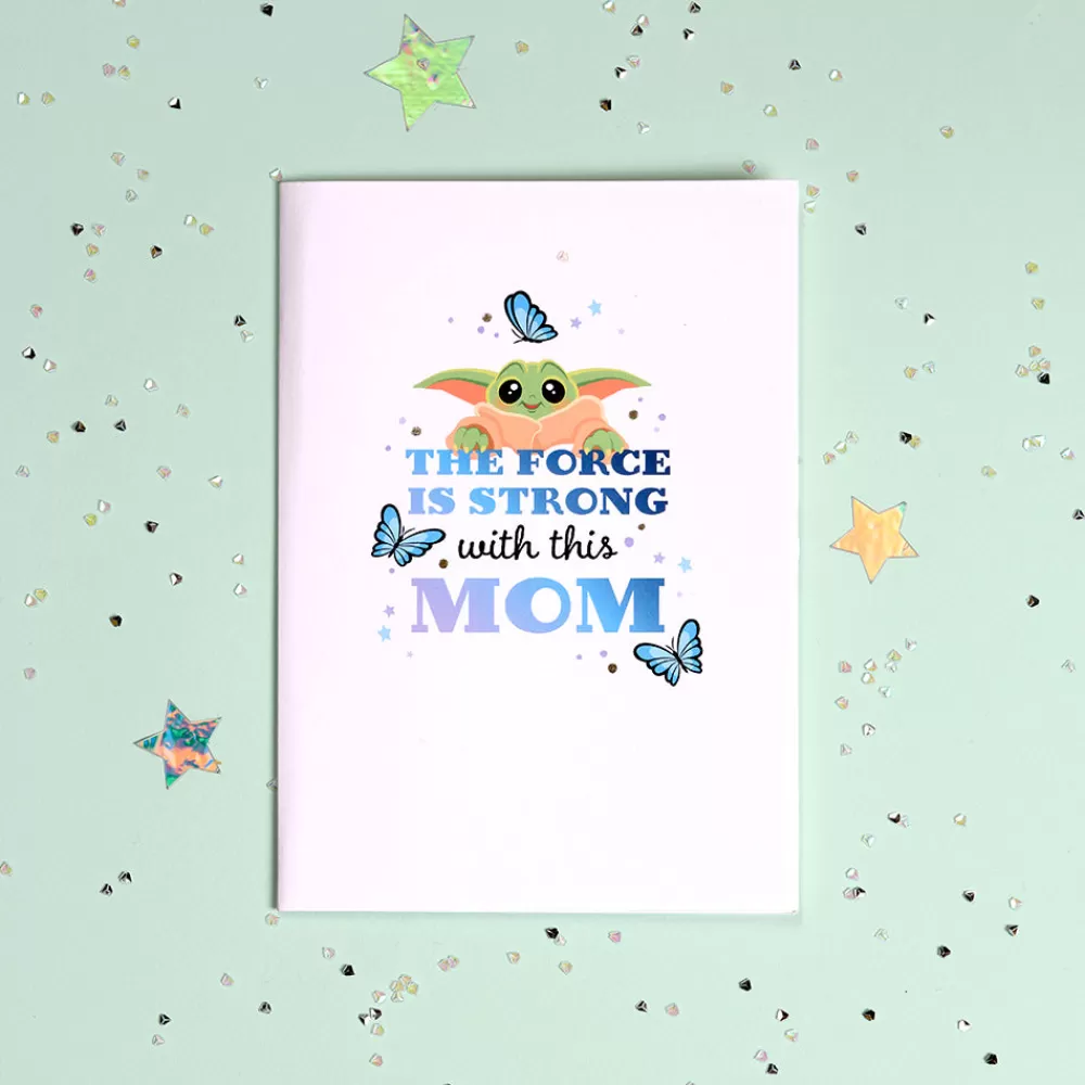 Lovepop Greeting Cards | Mother'S Day 5/11 | Star Wars™ The Mandalorian™ Grogu™ Mother's Day Butterfly Pop-Up Card