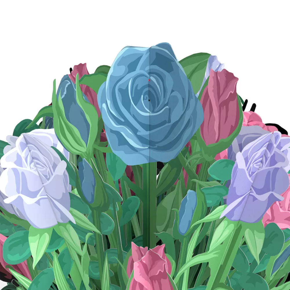 Lovepop Pop-Up Bouquets | Card & Gift Bundles | Star Wars™ The Mandalorian Grogu™ This Is the Way Pop-Up Card & Flower Buds Bouquet Bundle