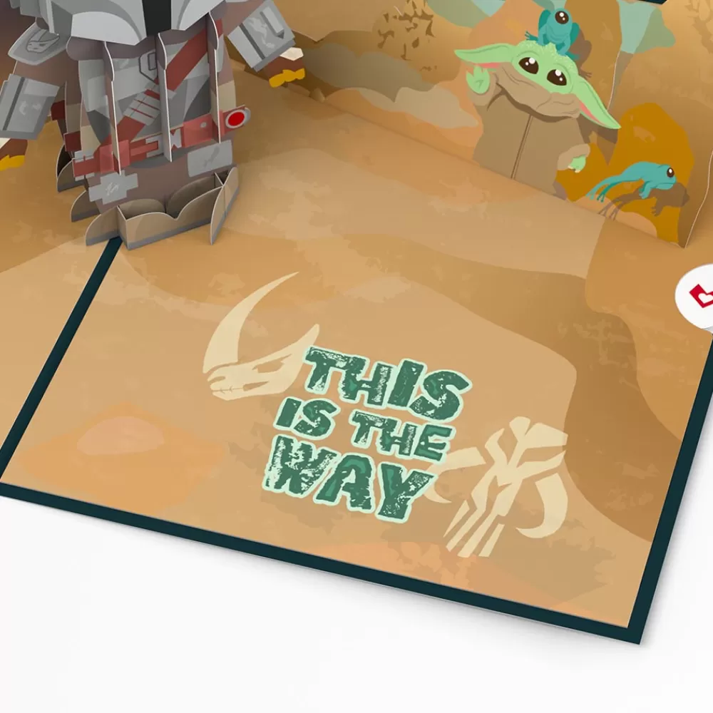 Lovepop Birthday | Star Wars | Star Wars™ The Mandalorian™ Legendary Warrior Birthday Pop-Up Card