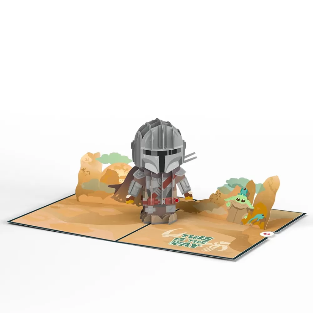 Lovepop Birthday | Star Wars | Star Wars™ The Mandalorian™ Legendary Warrior Birthday Pop-Up Card