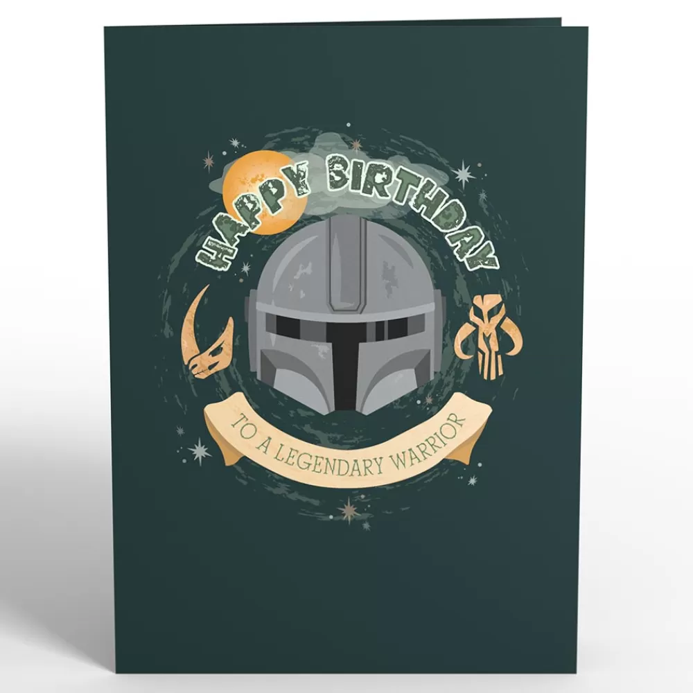 Lovepop Birthday | Star Wars | Star Wars™ The Mandalorian™ Legendary Warrior Birthday Pop-Up Card