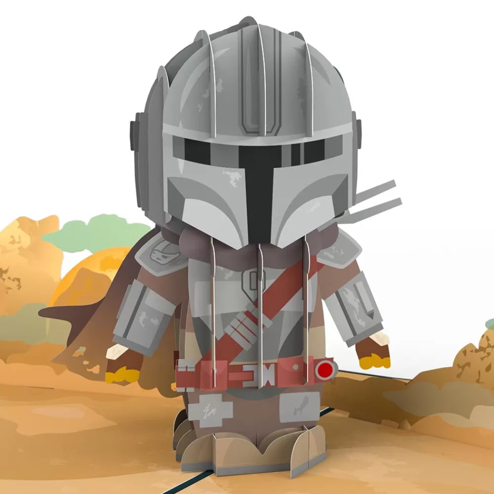 Lovepop Birthday | Star Wars | Star Wars™ The Mandalorian™ Legendary Warrior Birthday Pop-Up Card