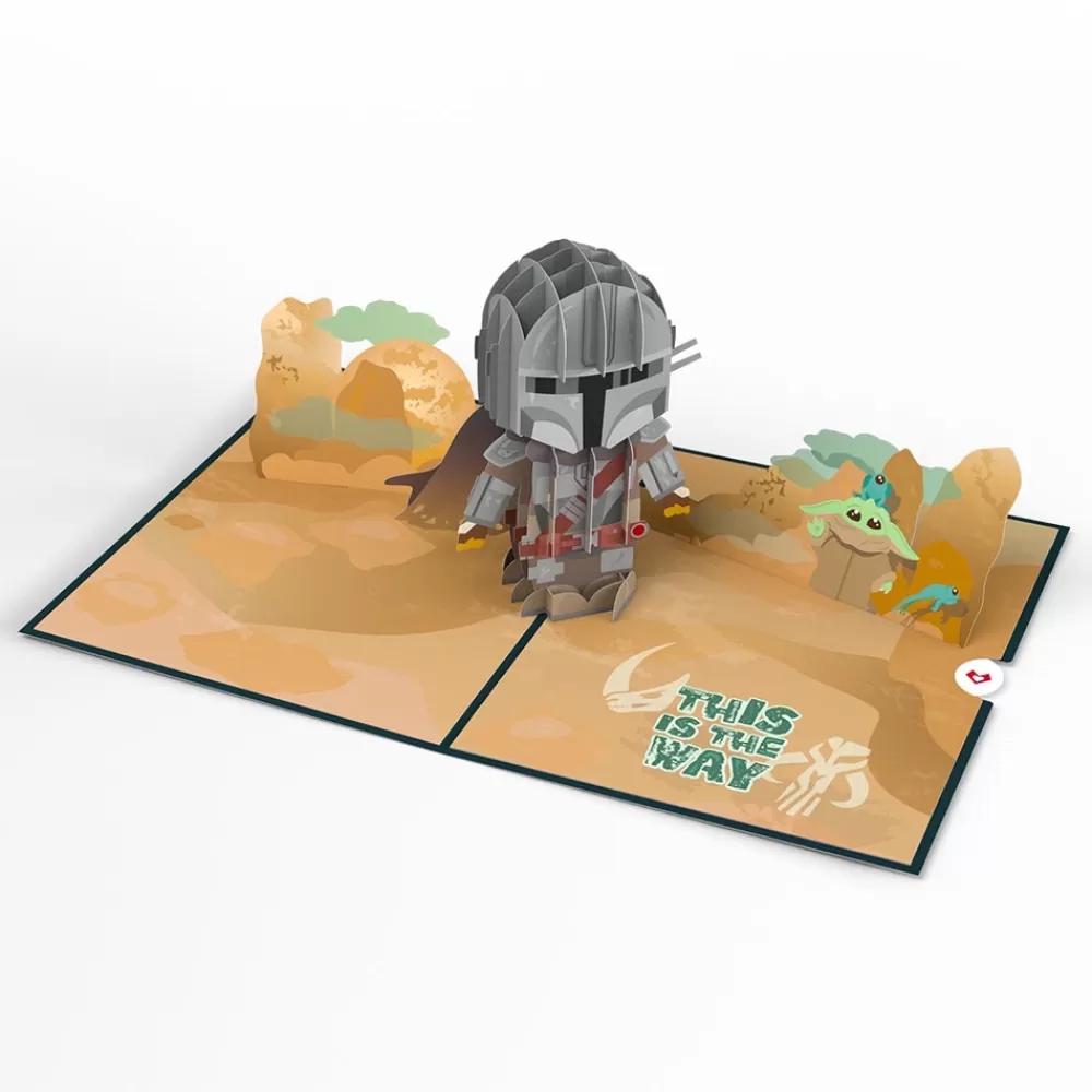 Lovepop Birthday | Star Wars | Star Wars™ The Mandalorian™ Legendary Warrior Birthday Pop-Up Card