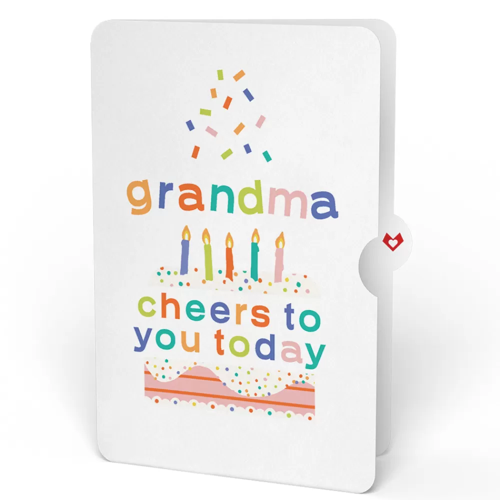 Lovepop Pop-Up Bouquets | Birthday | Sweet Birthday Wishes Bouquet and Sentiment Set for Grandma