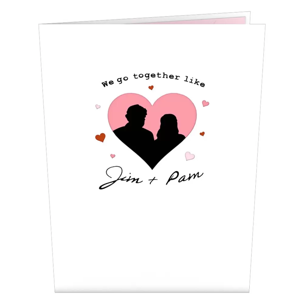 Lovepop Valentine'S Day 2/14 | Her | The Office We Go Together Like Jim and Pam Pop-Up Card