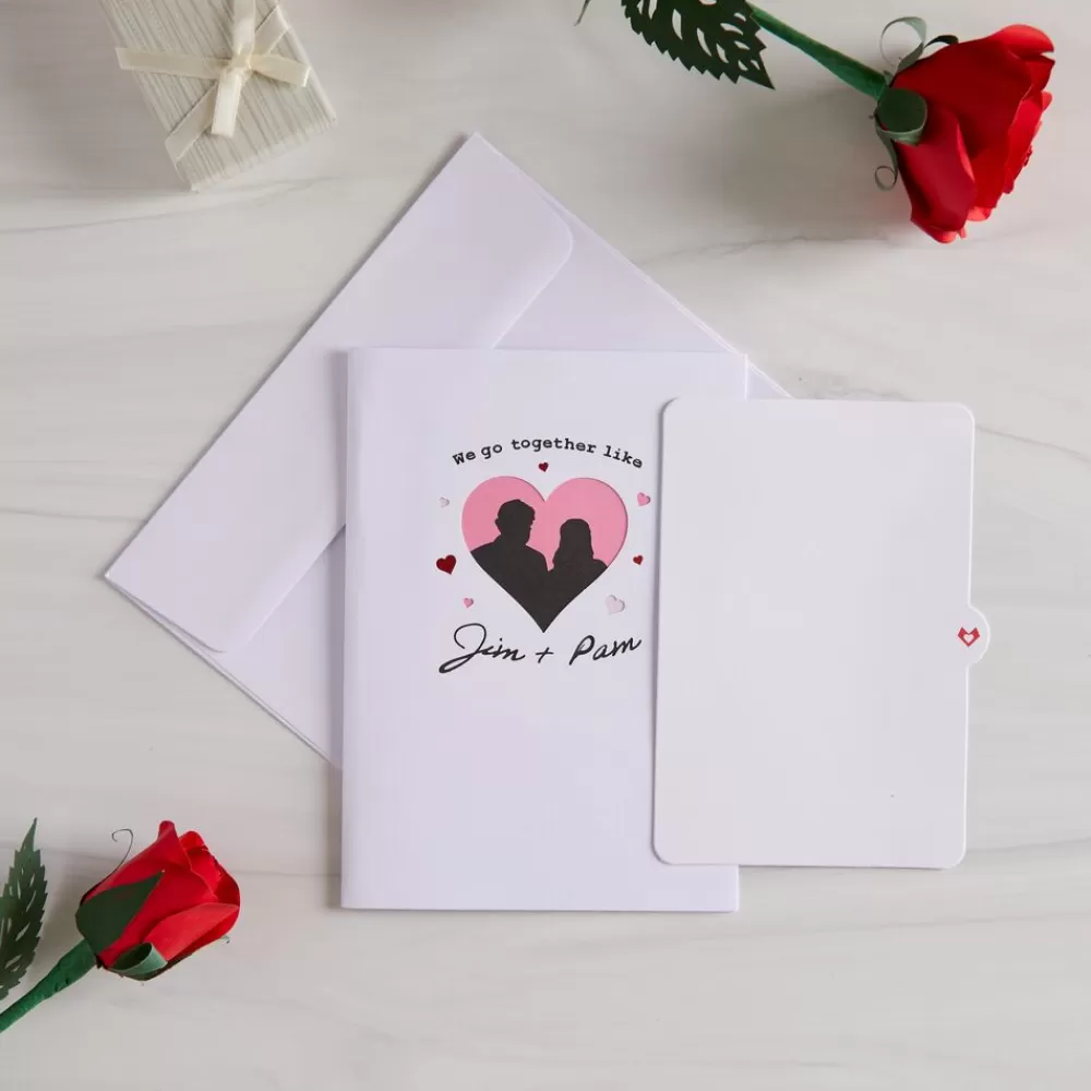 Lovepop Valentine'S Day 2/14 | Her | The Office We Go Together Like Jim and Pam Pop-Up Card