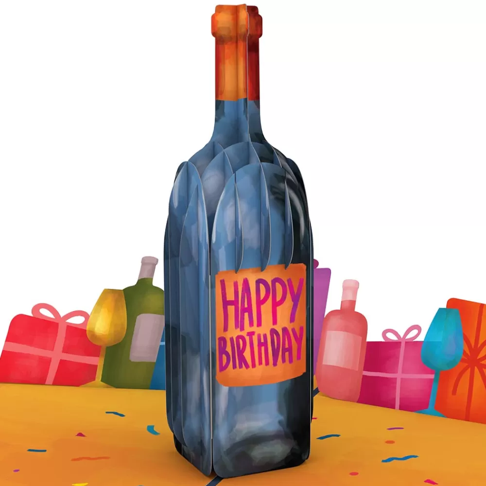 Lovepop Greeting Cards | Birthday | Vintage Wine Birthday Pop-Up Card