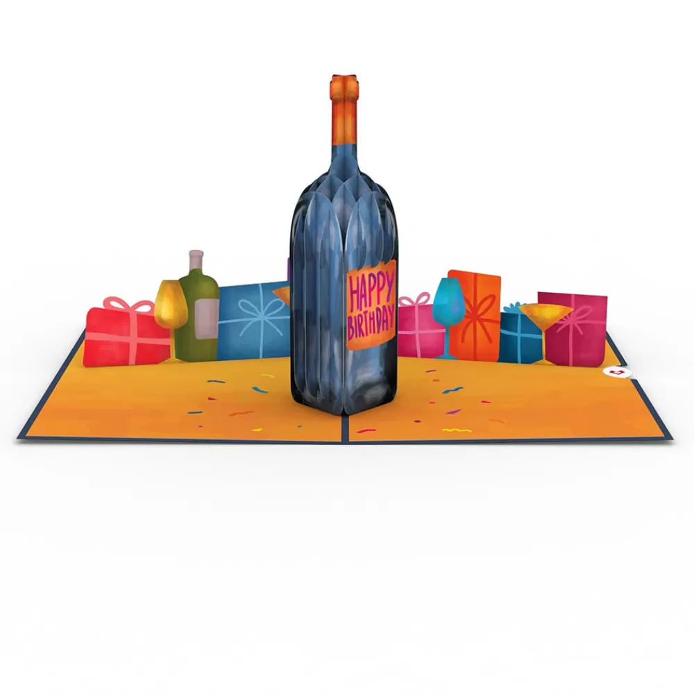 Lovepop Greeting Cards | Birthday | Vintage Wine Birthday Pop-Up Card