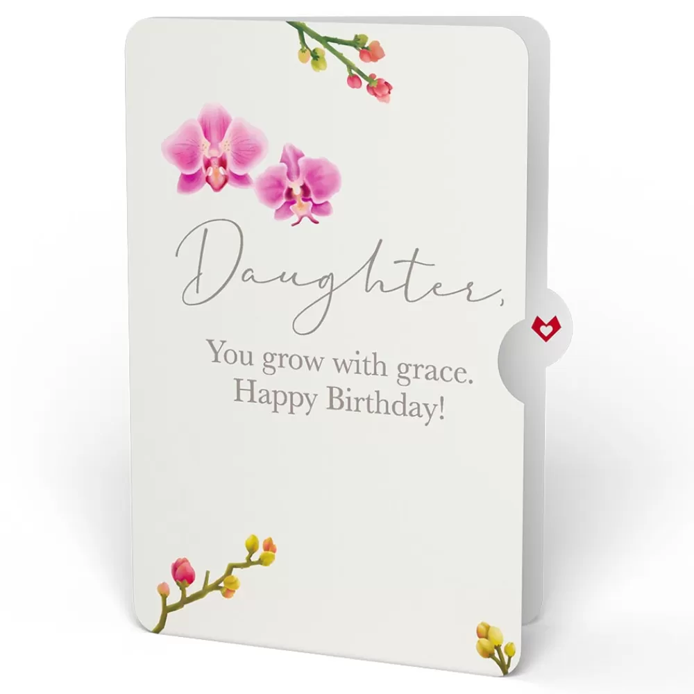 Lovepop Birthday | Watercolor Orchid Birthday Pop-Up Card and Sentiment Set for Daughter