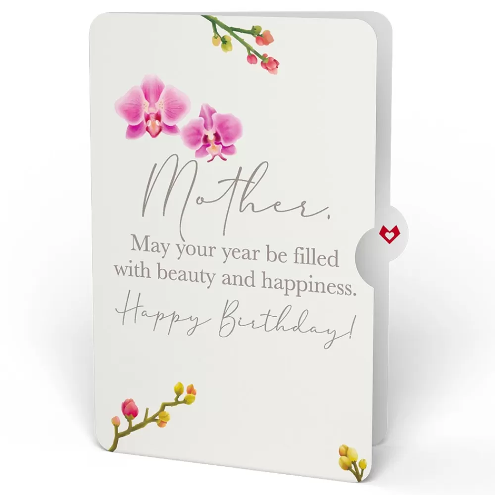 Lovepop Birthday | Mom | Watercolor Orchid Birthday Pop-Up Card and Sentiment Set for Mother