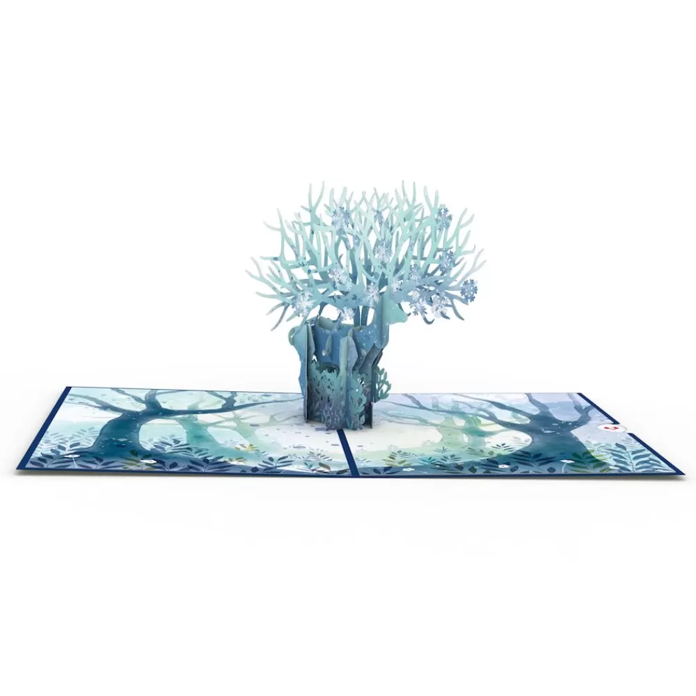 winter_surreal_deer_popup_card_2.webp Lovepop Greeting Cards | Winter Surreal Deer Pop-Up Card