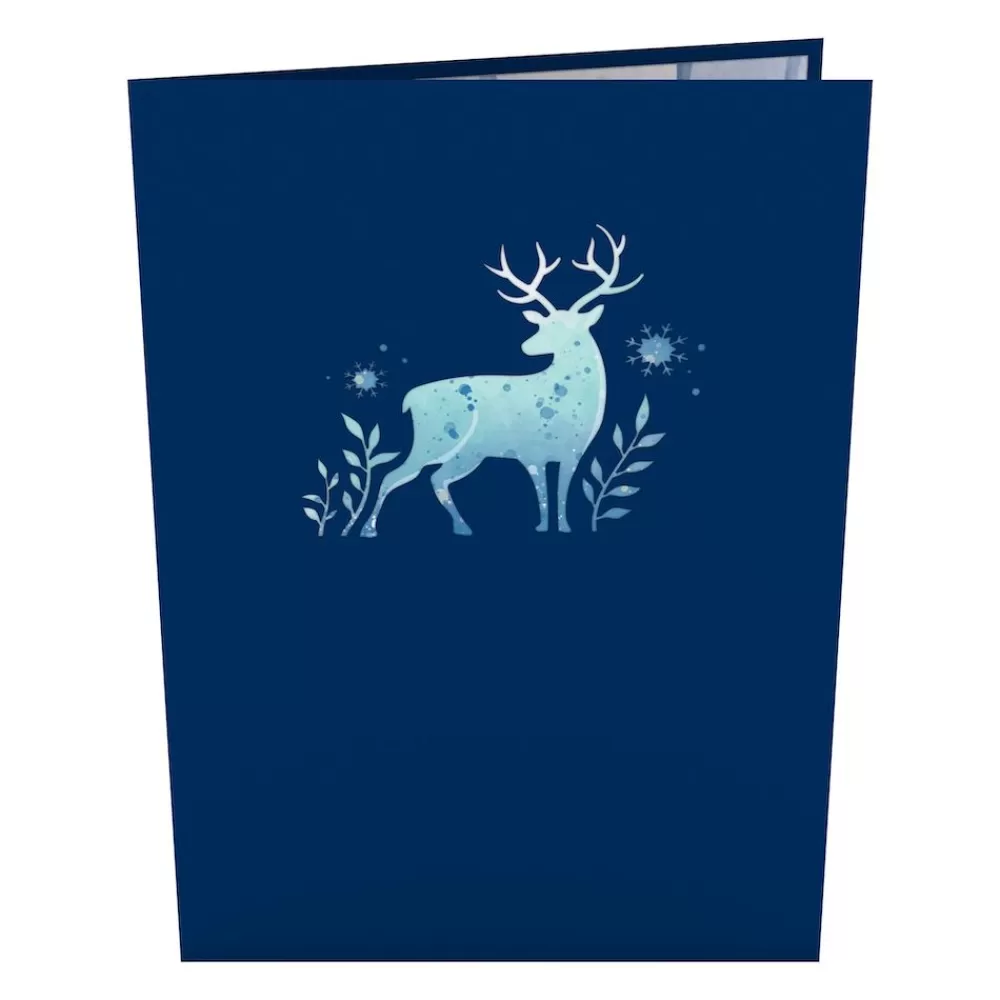 winter_surreal_deer_popup_card_3.webp Lovepop Greeting Cards | Winter Surreal Deer Pop-Up Card