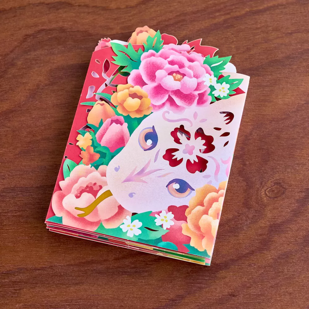 Lovepop Decor | Year of the Snake Lunar New Year Loooooong Card™ (Expands to 2 feet)