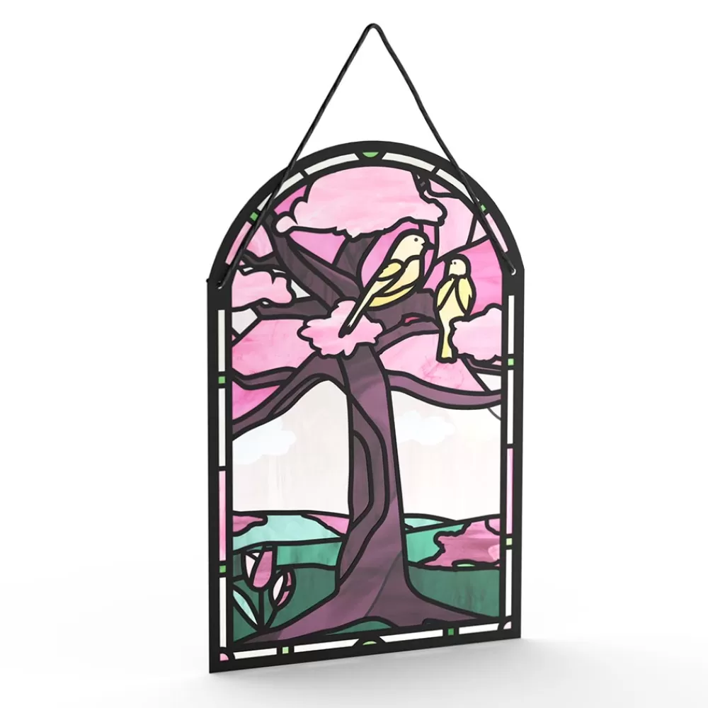 Lovepop Pop-Up Bouquets | Card & Gift Bundles | You Brighten My World Birds Suncatcher Card & Pop-Up Bouquet Bundle